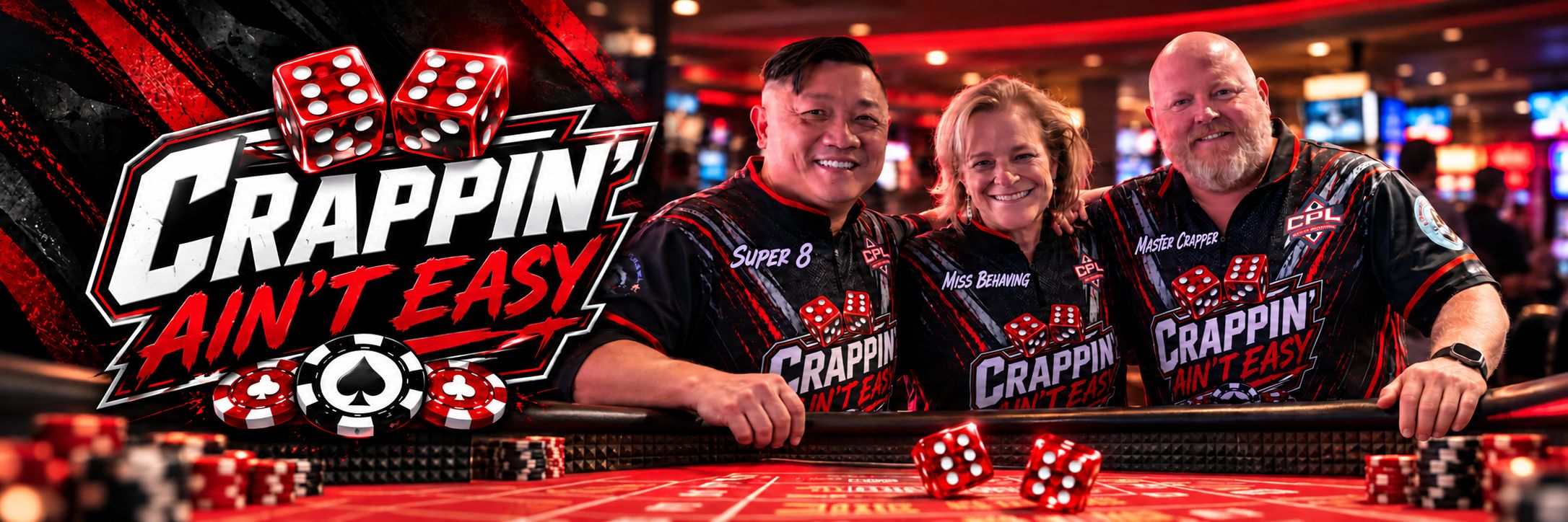 Crappin' Ain't Easy — Super 8, Miss Behaving, and Master Crapper at the craps table